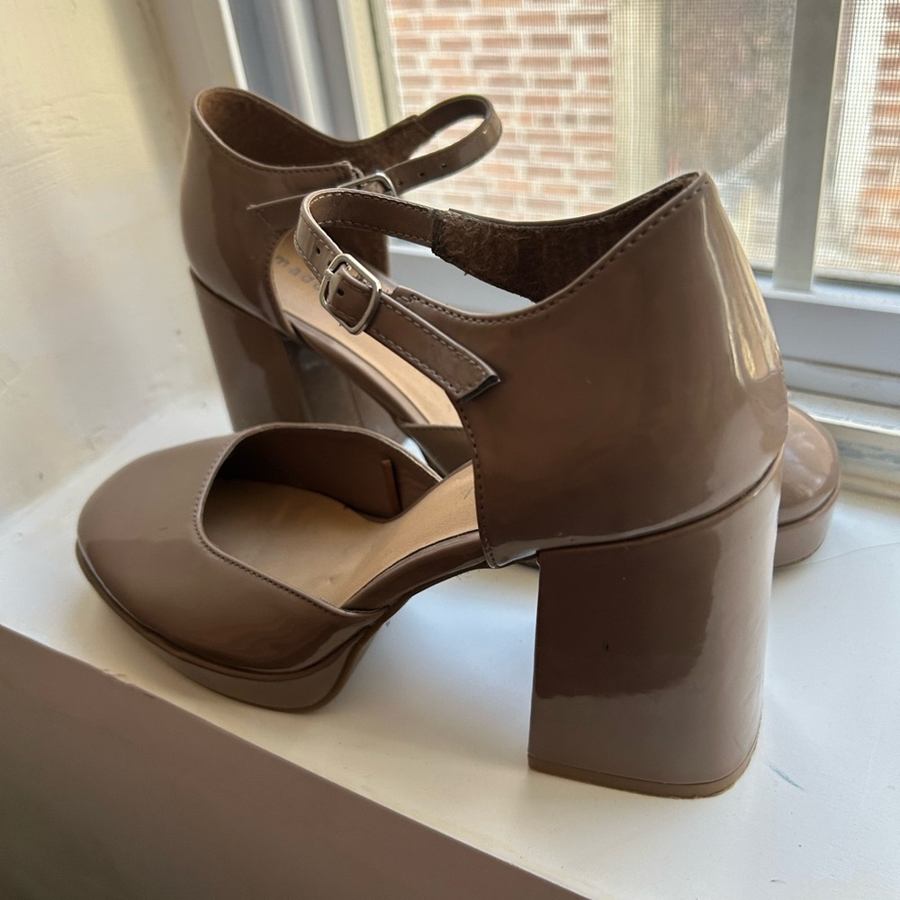 Brown Mary Jane Heels - Picture 3 of 3